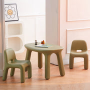 Odie Kids 3pc Table and Chair Set - Green